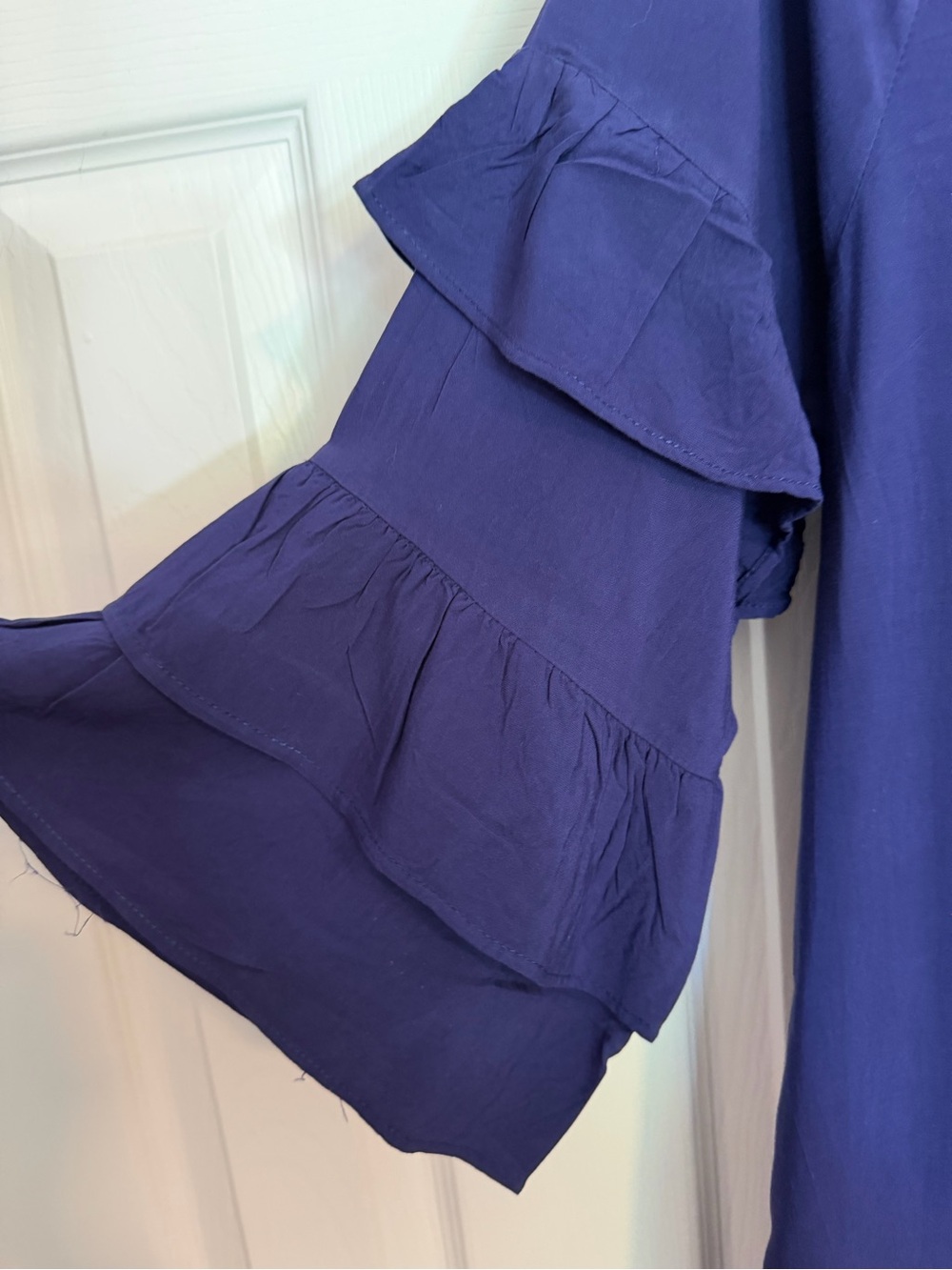 Simply Southern Blueish Purple Dress with Pink Logo Tag - Picture 3 of 7